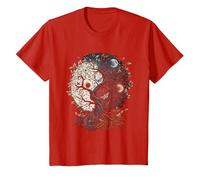 Tree of Life Viking Midgard Thor Walhalla T-Shirt, Youth, Red, 4T