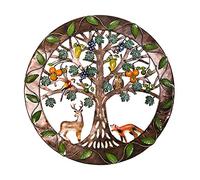 Tree Of Life Wall Art Decor Metal Sculpture, Tree Of Life Metal Garden Wall Decoration Sculpture, Metal Art Sculpture Indoor Outdoor Decor