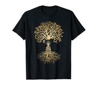 Tree of Life with Woman Yoga T-Shirt Chakra Haka Yoga T-Shirt