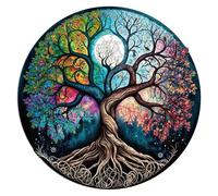 Tree of Life Wooden Puzzle for Adults & Kids - 200 Pieces, Wooden Jigsaw Puzzles with Animal-Shaped Pieces, Perfect for Family Fun, Enhances Problem-Solving Skills, for Puzzle Lovers