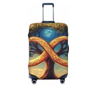 Tree of Life Zen Elastic Travel Luggage Cover Suitcase Protector, Print Suitcase Baggage Cover Anti-Scratch