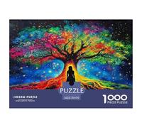 Tree of Life1000Pieces JigsawPuzzlesPlant Tree ForAdult Colourful Brainteasing Age12+byth EducationalGame Uncover The Puzzle 70x50cm/1000pcs