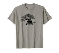 Tree of Love, Decorative Juniper Tree Bonsai Silhouette T-Shirt