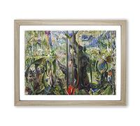 Tree Of My Life By Joseph Stella Classic Painting Framed Print | A4 Oak Framed Wall Art | Ready to Hang | Classic Floral Picture | Living Room Bedroom Lounge Office
