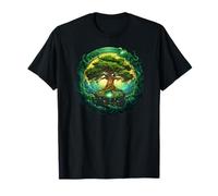 Tree of the Mystical Life Yggdrasil Design T-Shirt