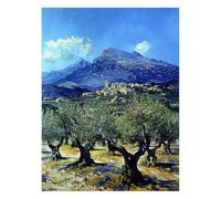 Tree Paint by Numbers Kit for Adults Landscape Acrylic Paint by Numbers 38 x 28in, Canvas Painting Craft Kits for Kids Wall Decor, Canvas Wall Art Painting for Home Decor Gifts for Women JLYH-4501