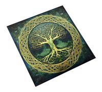 Tree Pattern Astrology Table Cloth Cloth Divine Tablecloth Altar Cloth Board Game Accessories