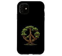 Tree Peace Symbol Nature Earth Bonsai Forest Design Case for iPhone 11