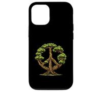 Tree Peace Symbol Nature Earth Bonsai Forest Design Case for iPhone 12/12 Pro