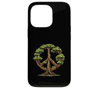 Tree Peace Symbol Nature Earth Bonsai Forest Design Case for iPhone 13 Pro