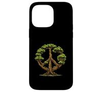 Tree Peace Symbol Nature Earth Bonsai Forest Design Case for iPhone 14 Pro Max
