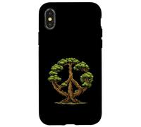 Tree Peace Symbol Nature Earth Bonsai Forest Design Case for iPhone X/XS