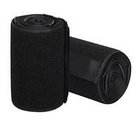 Tree Protectors for Zip line and Slacklines - 60" x 4" Tree Guards - 2 Piece Non-Slip Felt Wraps with Anti-Slip Guide Straps - Perfect Outdoor Tree Wear for Ziplines Hammocks Slackline Rope - Black