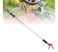 Tree Pruner,Tree loppers Long Reach Telescopic, Fruit Picker with Rotating Blade Head, Pole Saw Loppers with Lightweight Aluminum Extendable Handle for Tree Branch Cutter 5m