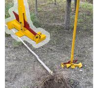 Tree Puller with 4-Position Adjustable Handle, Invasive Plant Remover for Backyard/Farm/Yard/Garden, Steel Concrete Post Removal