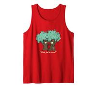 Tree Pun Wood You be Mine Tank Top