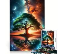 Tree Reaching Into Space Hard Jigsaw Puzzle for Adults 1000 Pieces Brain Development Peaceful Fun Clean Join (38x52cm)