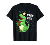 Tree Rex Funny Xmas Dinosaur Christmas T-Rex Dino Boys Girls T-Shirt