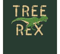 Tree Rex Sweatshirt - Forest Green - XL - Red