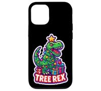 Tree Rex Tyrannosaurus T-rex Dinosaur Christmas Wordplay Pun Case for iPhone 12/12 Pro