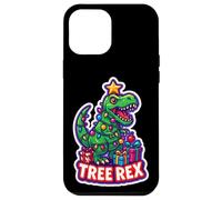 Tree Rex Tyrannosaurus T-rex Dinosaur Christmas Wordplay Pun Case for iPhone 12 Pro Max