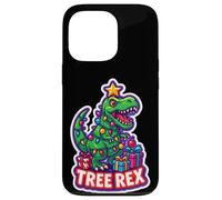 Tree Rex Tyrannosaurus T-rex Dinosaur Christmas Wordplay Pun Case for iPhone 13 Pro