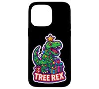Tree Rex Tyrannosaurus T-rex Dinosaur Christmas Wordplay Pun Case for iPhone 14 Pro Max
