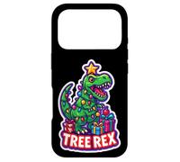 Tree Rex Tyrannosaurus T-rex Dinosaur Christmas Wordplay Pun Case for iPhone 17 Pro