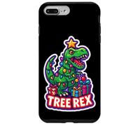 Tree Rex Tyrannosaurus T-rex Dinosaur Christmas Wordplay Pun Case for iPhone 7 Plus/8 Plus