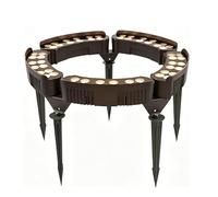 Tree Ring Lights Outdoor Low Voltage 24V, IP67 Waterproof 360° Surround Landscape Lighting LED Tree Lights for Palm Tree Garden Yard Wedding Party Decor(Cool White,5 Packs)