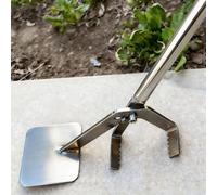 Tree Root Extraction Tool - Heavy-Duty Manganese Steel Puller with Long Handle and Non-Slip Grip for Removing Shrubs, Vines, and Thorns