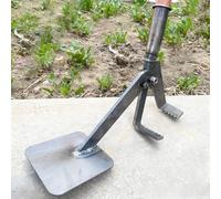 Tree Root Puller Tool - Heavy Duty Stand-up Stump Remover for Uprooting Woody Stems and Saplings