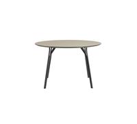 Tree Round Table Ø120 Black/ Beige Laminate