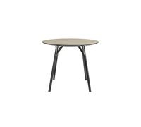 Tree Round Table Ø90 Black/ Beige Laminate
