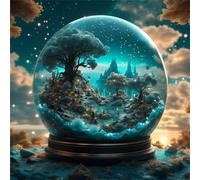 Tree Sea World 200 Piece Jigsaw Puzzles for Adults and Kids, Impossible Puzzle, Jigsaws 200 pieces for adults Gifts, Difficult jigsaw puzzles for The Whole Family