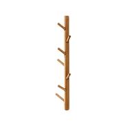 Tree-Shaped Coat Rack,Solid Wood Wall-Mounted Storage Rack,Does Not Take Up Space in The Entrance Hall and is Suitable for Living Room and Cloakroom(7hooks)