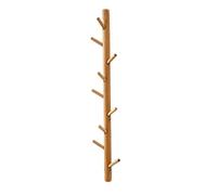 Tree-Shaped Coat Rack,Solid Wood Wall-Mounted Storage Rack,Does Not Take Up Space in The Entrance Hall and is Suitable for Living Room and Cloakroom(9hooks)