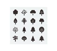 Tree Silhouette Illustrations Designer Splash Back Benjamin Tate Design Natural One Size
