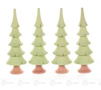 Tree Solid Wood Trees Light Green H=Approx. 11 cm NEW Erzgebirge Christmas Tree
