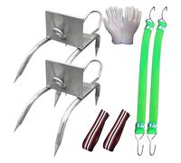 Tree Spikes for Climbing - Arborist Equipment, Non Slip with Lightweight Construction | For Logging Professionals Fruit Picking Construction Improve Safety