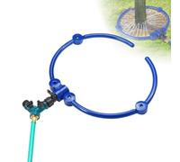 Tree Sprinkler Ring 360 Degree Slow Release Irrigator with Y Hose Splitter