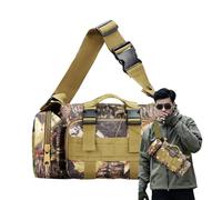 Tree Stand Bag: Large Capacity Camouflage Hunting Storage Bag | Waterproof Treestand Gear Organizer with Multiple Pockets, Adjustable Waist Straps & A