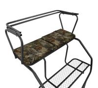 Tree Stand Seat Cushion - 2 Person Hunting Seat Cushion Pad | Foldable Treestand Seats Replacement | for Outdoor Hunting Ladder Tree Stand Oxford Cloth Camouflage 80 x 35 x 4 cm