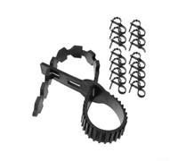 Tree Support Straps 30-60cm 10pcs Adjustable Reusable Gear-Tooth Design | Flexible Plastic Material Assorted Lengths For Saplings Vines Shrubs Heavy Duty Outdoor Garden Support