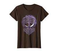 Tree Symbolism Irish Heritage Celtic Mythology T-Shirt, Women, Brown, Small