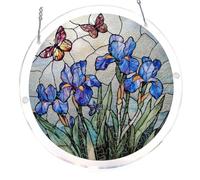 Tree Themed Suncatchers Acrylic Puzzle Puzzle Wall Decoration with Hanging Chain Decorative Sun Catchers Ornament Early Childhood Education Toy