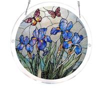 Tree Themed Suncatchers Acrylic Puzzle Puzzle Wall Decoration with Hanging Chain Decorative Sun Catchers Ornament Early Childhood Education Toy