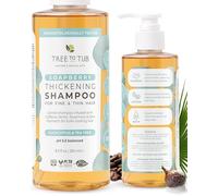 Tree To Tub Biotin Thickening Shampoo with Soapberry & Caffeine, 250 ml | Sulfate-Free, Tea Tree, Saw Palmetto & Aloe Vera, Vegan & Cruelty-Free, No Synthetic Fragrance, Daily Use, For Women & Men