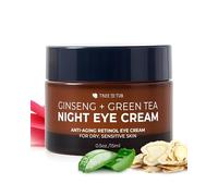 Tree To Tub Green Tea Ginseng Retinol Eye Cream for Fine Lines, 0.5 Oz | Non-Greasy, For Sensitive Skin, For Puffiness & Bags, Hyaluronic Acid & Vitamin E, Vegan & Cruelty-Free, For Women & Men