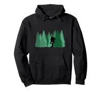 Tree Trees Bigfoot Pine Trees Forest Woods Up North Pines Pullover Hoodie
